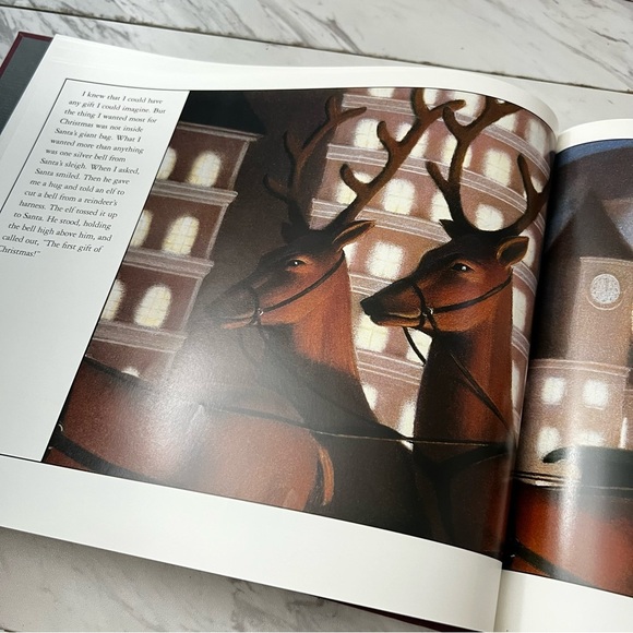 The Polar Express Book by Chris Van Allsburg Hard Cover Kids Children - Picture 7 of 16